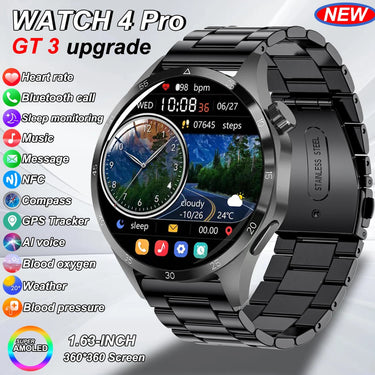 GT4 Pro GPS Sports Smartwatch for Men & Women - InspiredGrabs.com